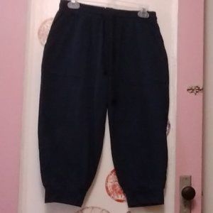 COOrun (M) Capri Joggers Lightweight Cotton Sweatpants Workout Activewear